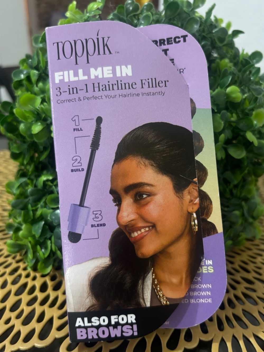 Toppik Fill Me In 3-in-1 Hairline Filler - Dark Brown